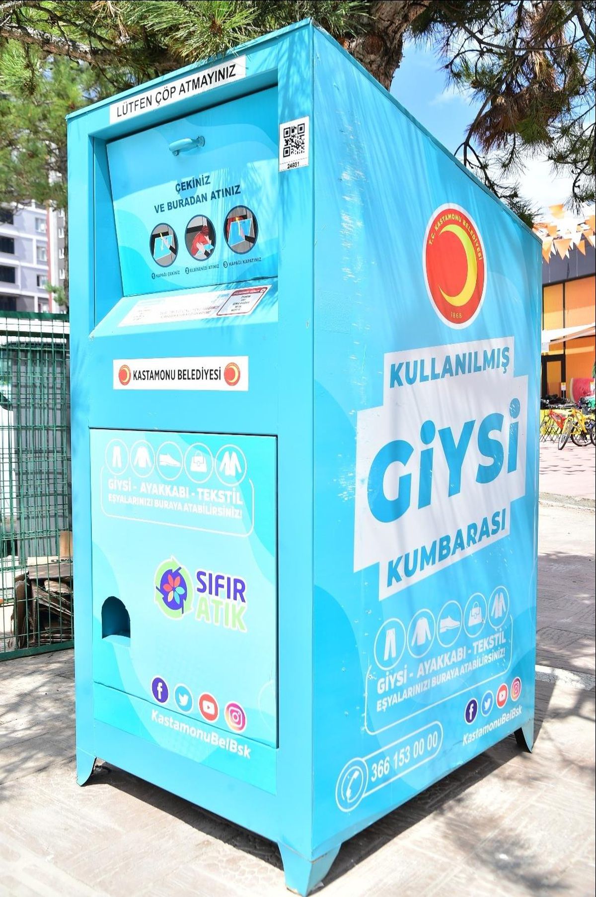 Son dakika haber! Kastamonu\'da "giysi kumbaraları" ile eski kıyafetler ekonomiye kazandırılacak