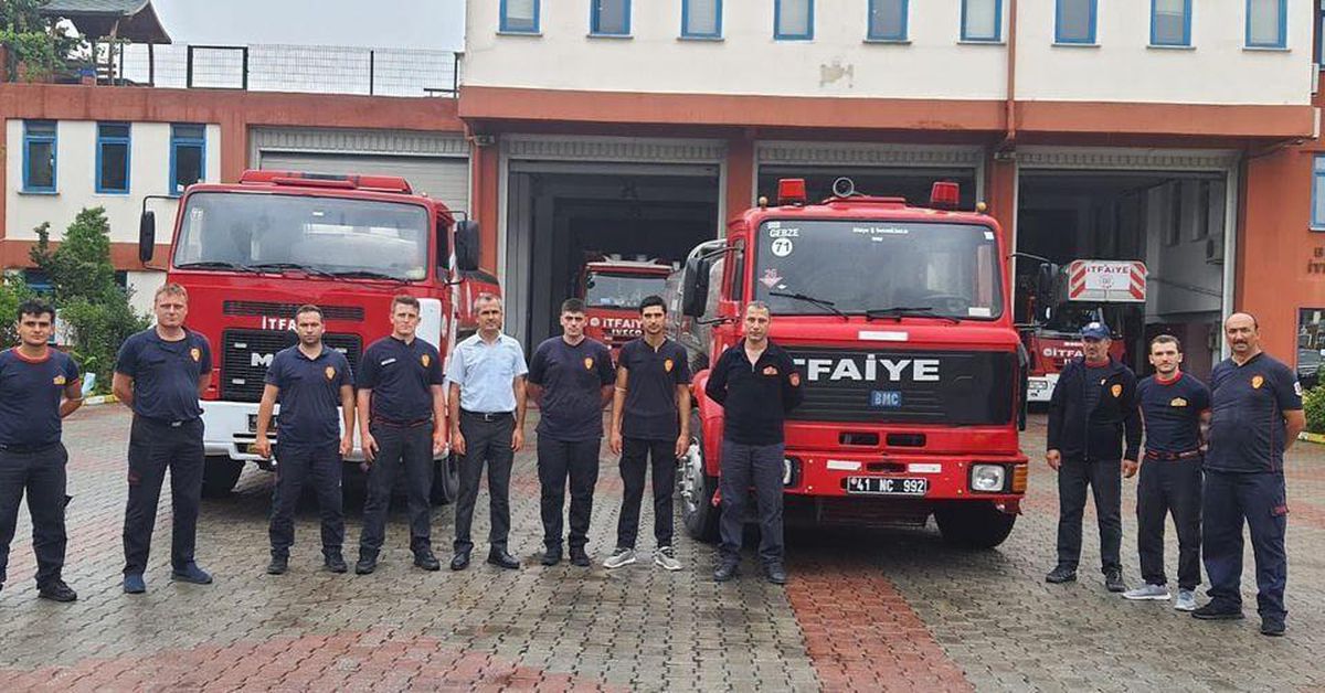 Kocaeli İtfaiyesi\'nden Düzce\'ye yardım eli