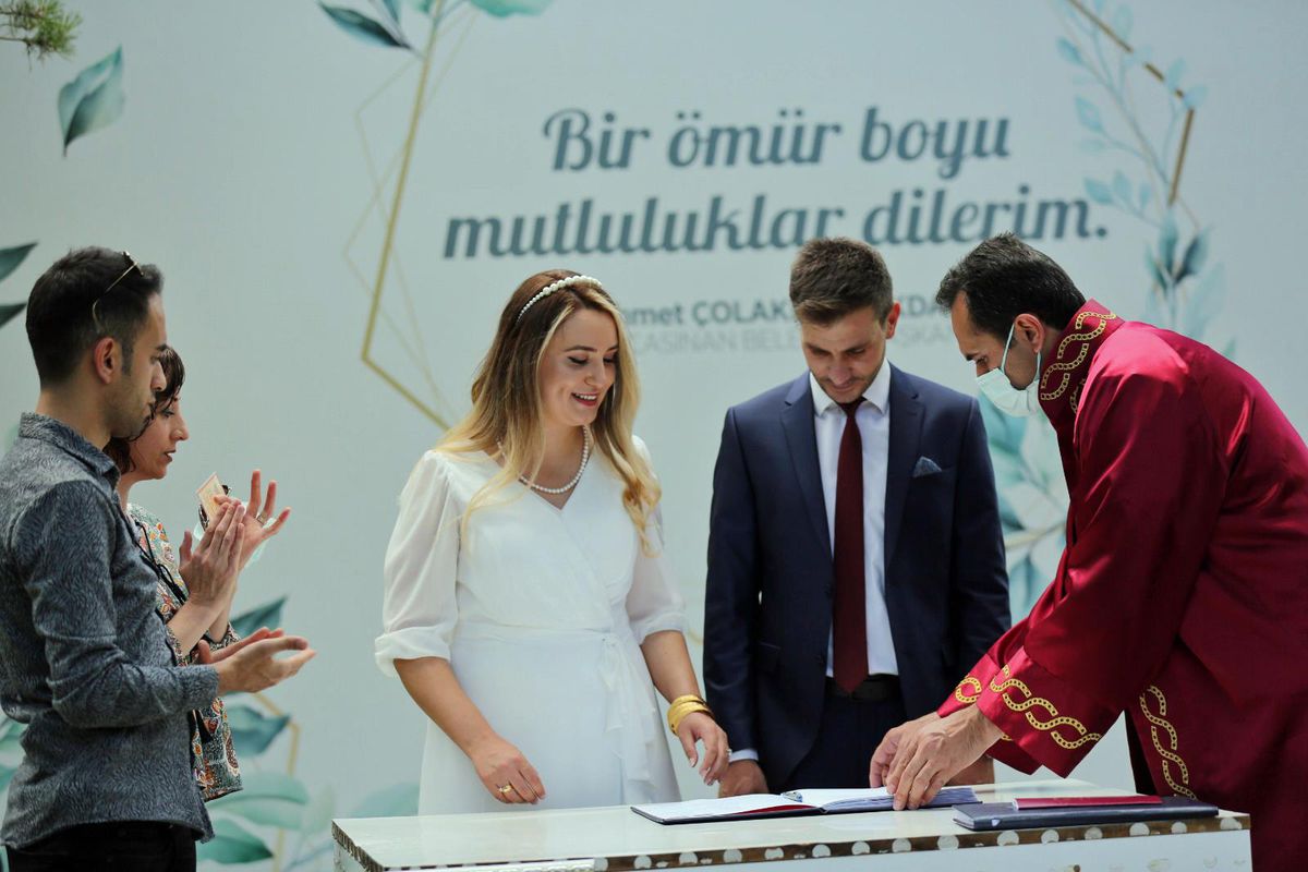 Kocasinan\'da 27 çift "evet" dedi