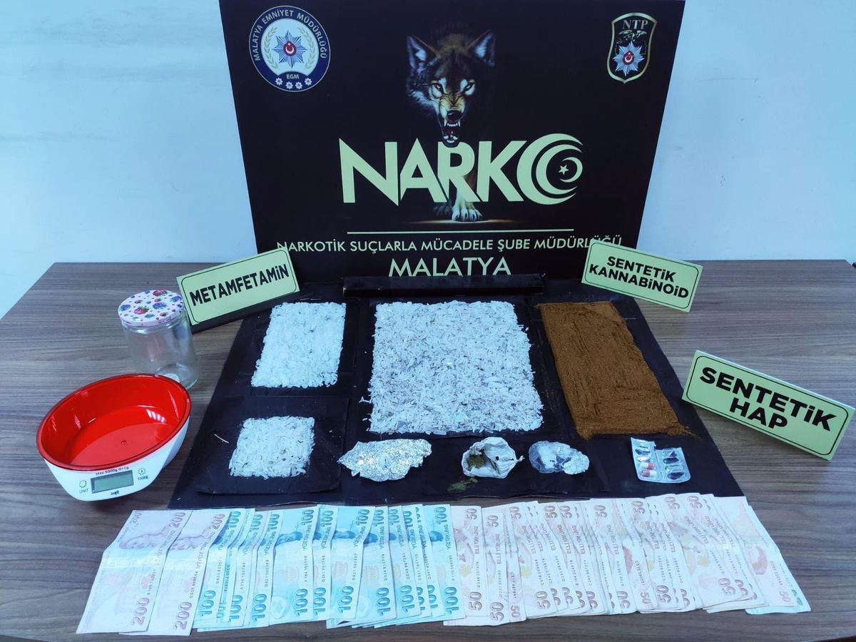 Son dakika haberi... Malatya\'da uyuşturucu operasyonunda yakalanan zanlı tutuklandı