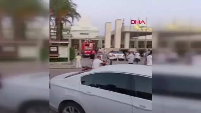 MANAVGAT'TA 5 YILDIZLI OTELİN BACASI YANDI - Son Dakika