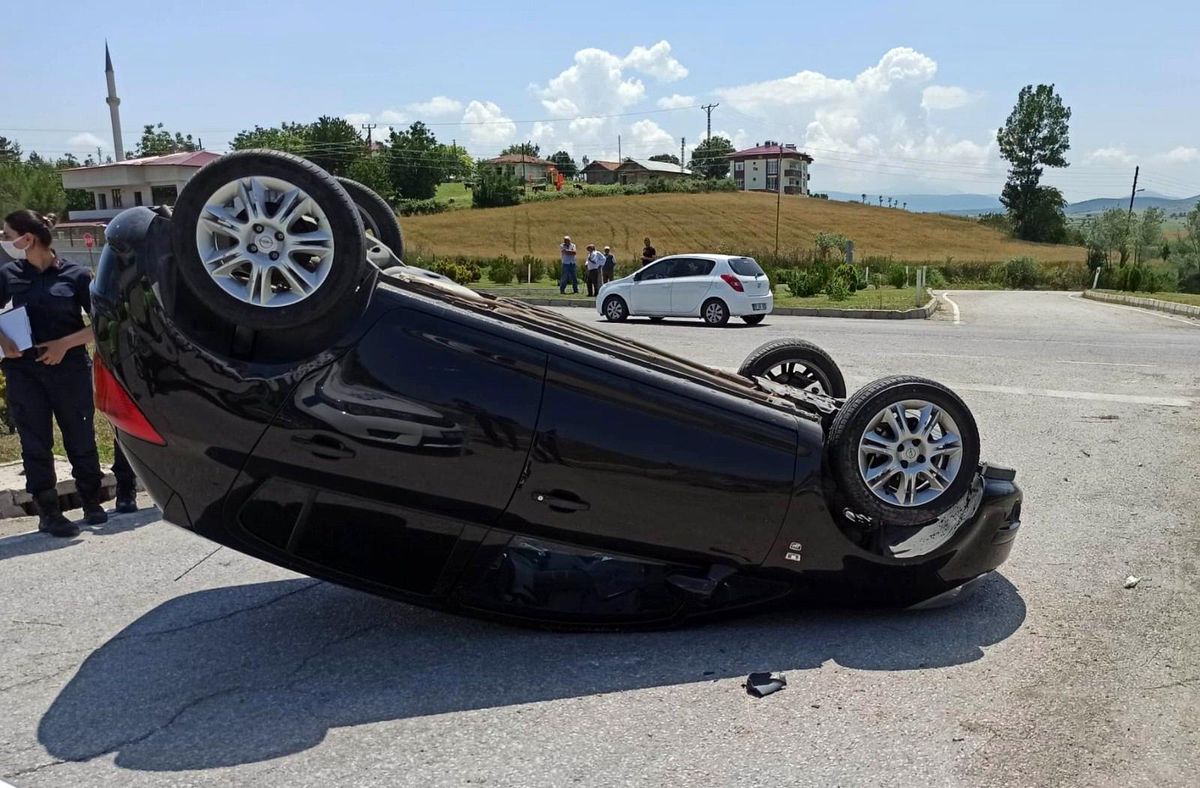 Samsun\'da trafik kazası: 2 yaralı