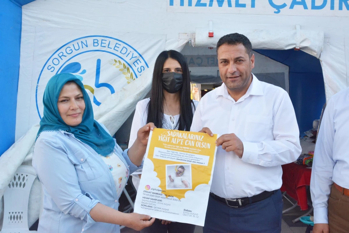 Sorgun Belediye Başkanı Ekinci\'den SMA hastası Yiğit Alp\'e destek