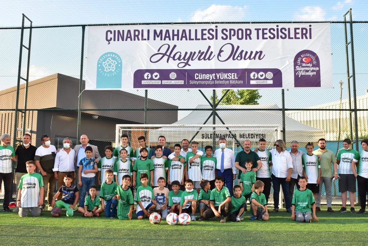 Tekirdağ\'da "Çınarlı Mahallesi Spor Sahası"nın açılış töreni yapıldı