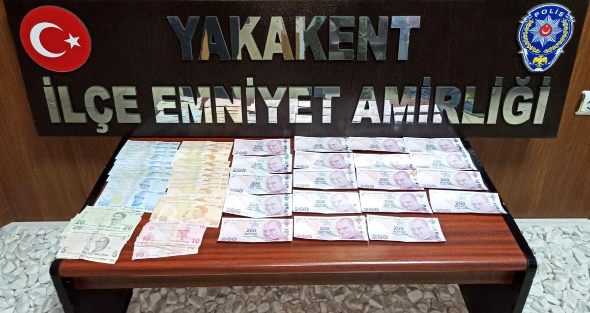 Yakakent\'te sahte para ele geçirildi