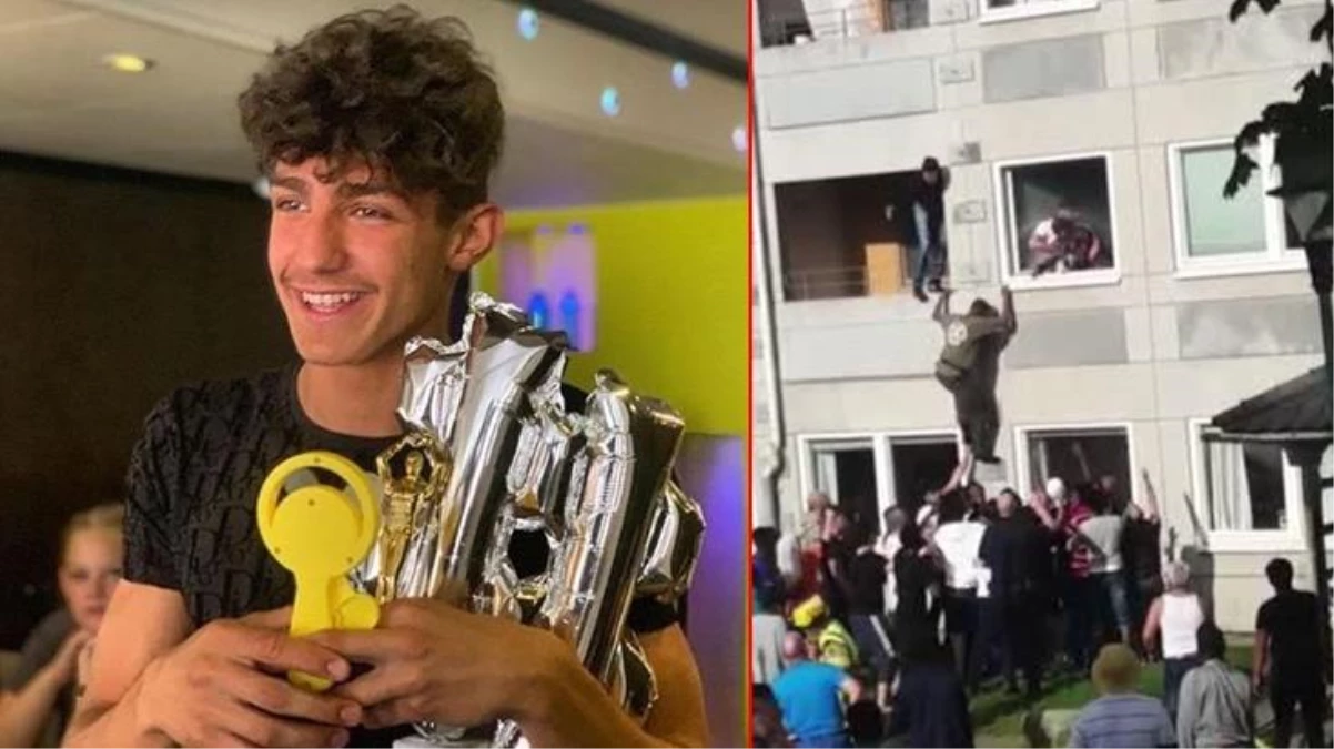 Komşusunu yangından kurtaran 15 yaşındaki Bosnalı genç, İsveç\'te kahraman ilan edildi