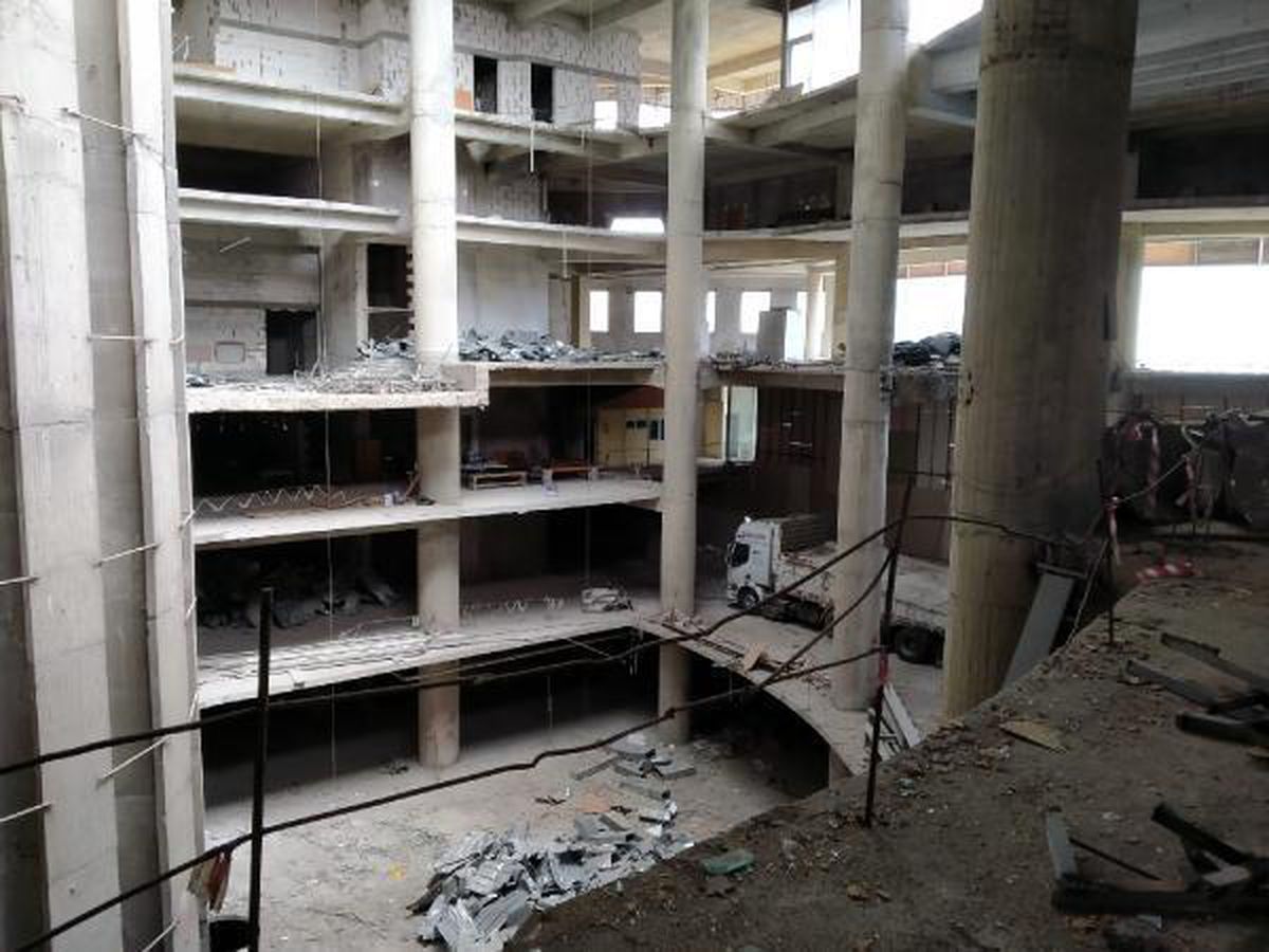20 yıldır tamamlanamayan otel inşaatına Alman bankası el koydu