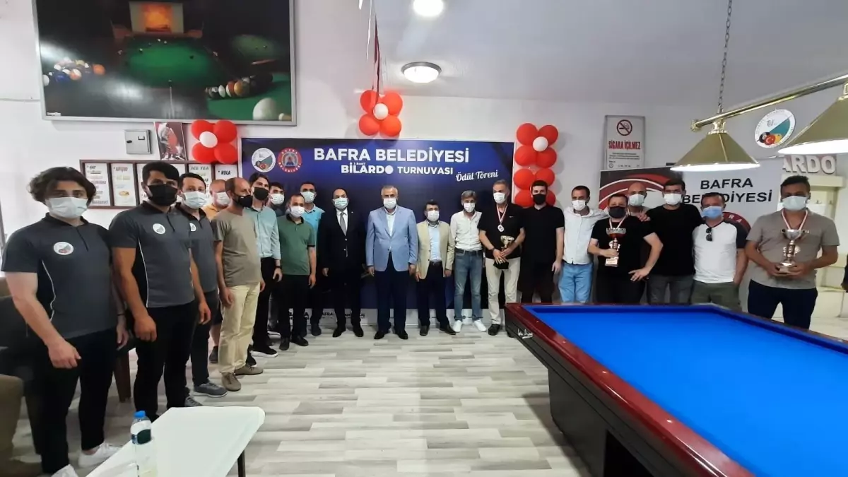 Bilardo turnuvası finali şölen havasında geçti