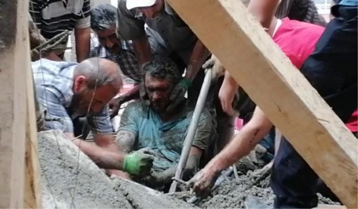 Cami inşaatındaki çökmede yaralanan 3 işçiden 2\'si taburcu edildi