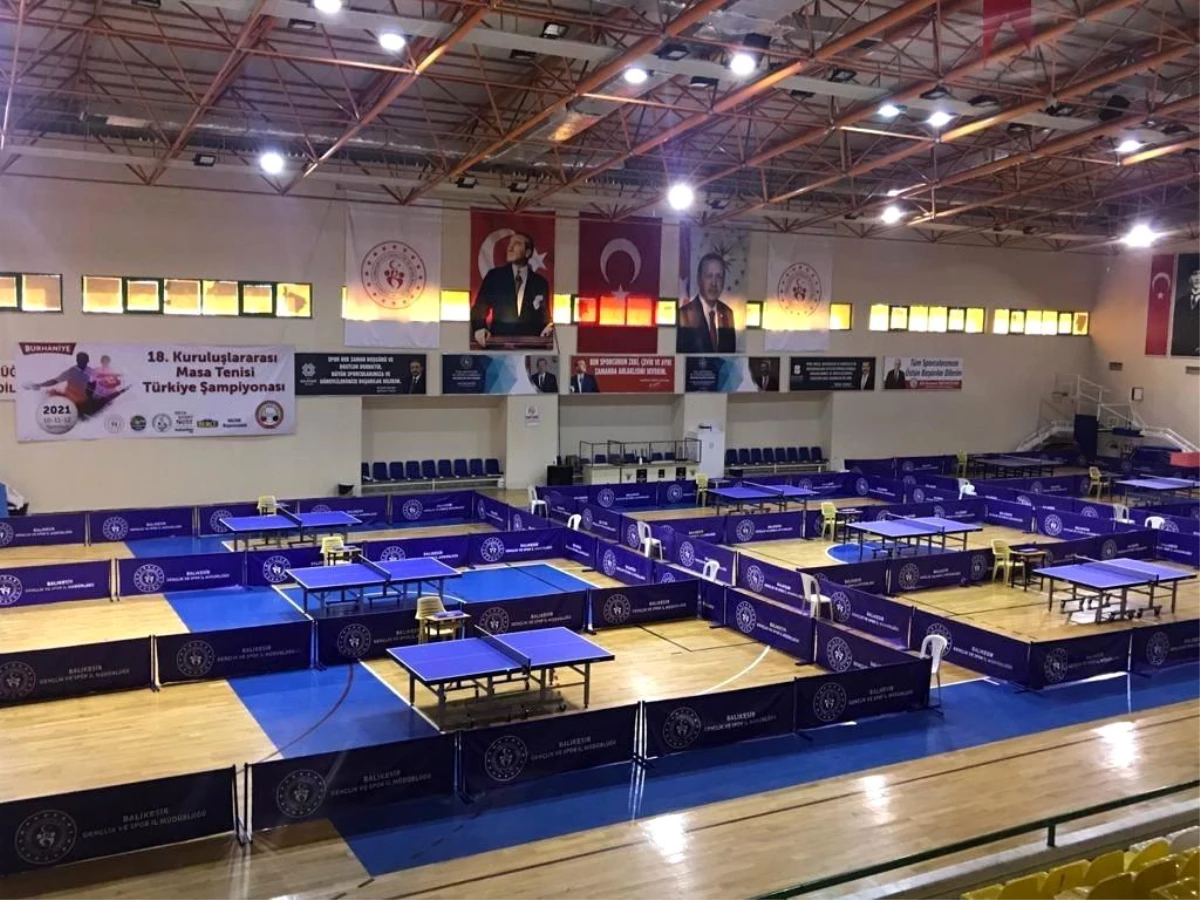 Burhaniye Kuruluşlararası Masa Tenisi Şampiyonası\'na ev sahipliği yapıyor