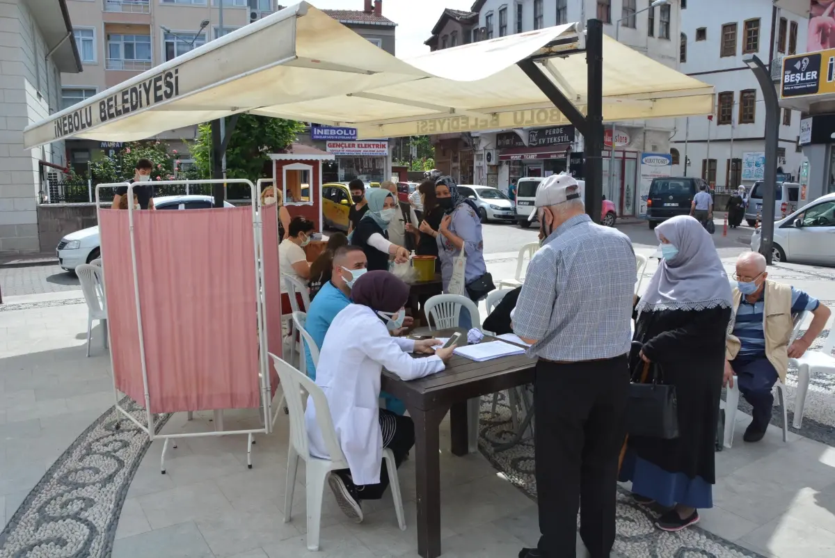 İnebolu ilçesinde randevusuz aşı uygulaması başladı