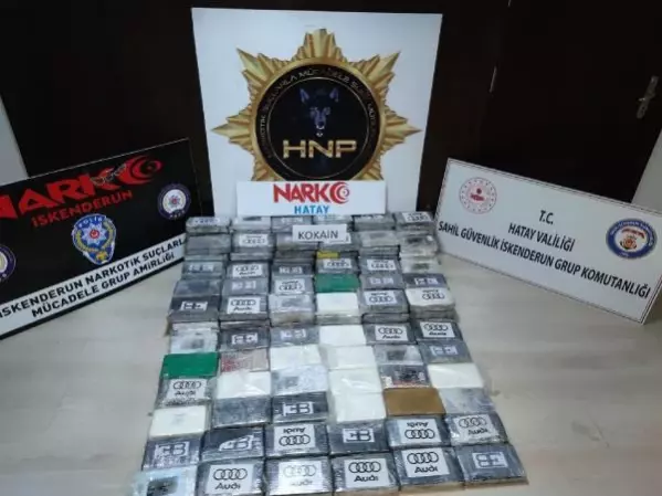 İSKENDERUN KÖRFEZİ'NDE GEMİDE 176 KİLO KOKAİN ELE GEÇİRİLDİ İSKENDERUN KÖRFEZİ'NDE GEMİDE 176 KİLO KOKAİN ELE GEÇİRİLDİ