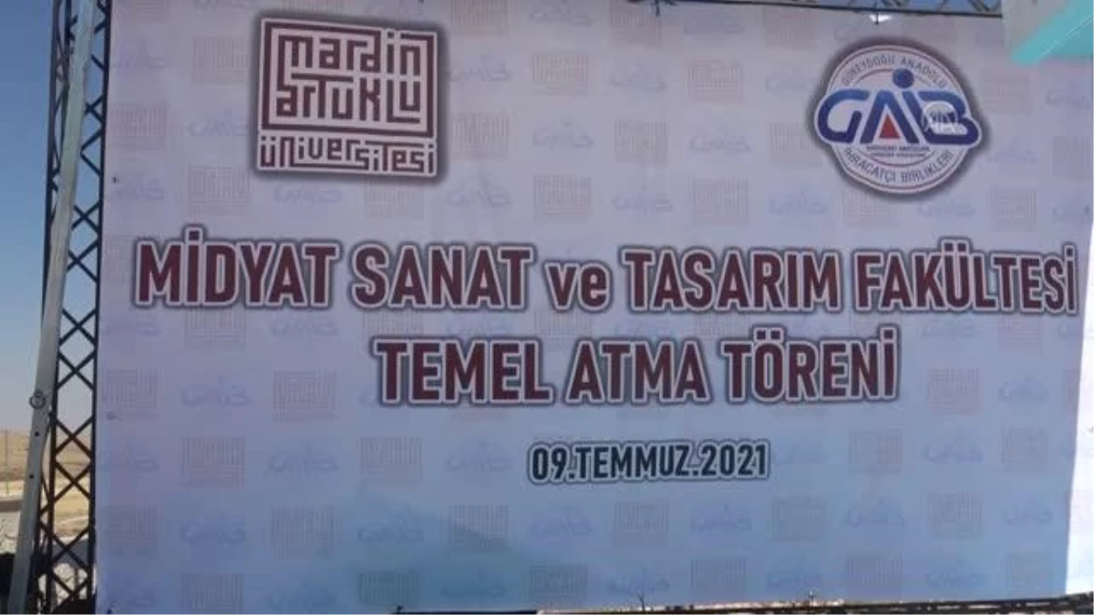 Midyat Sanat ve Tasarım Fakültesi\'nin temeli atıldı