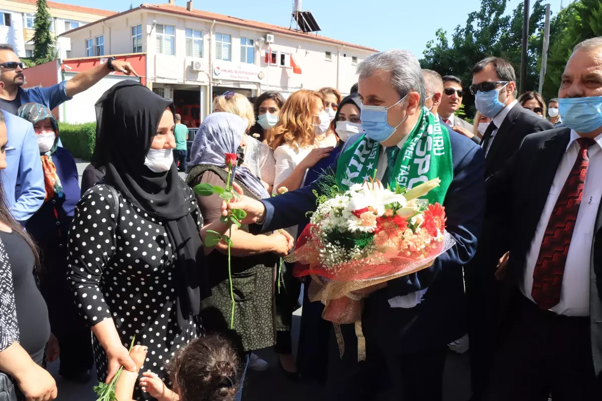 BBP Genel Başkanı Destici, partisinin Kırklareli İl Başkanlığı açılışında konuştu