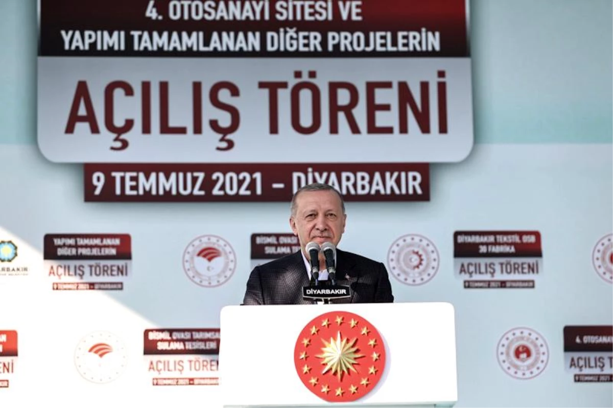 Cumhurbaşkanı Erdoğan Diyarbakır\'da