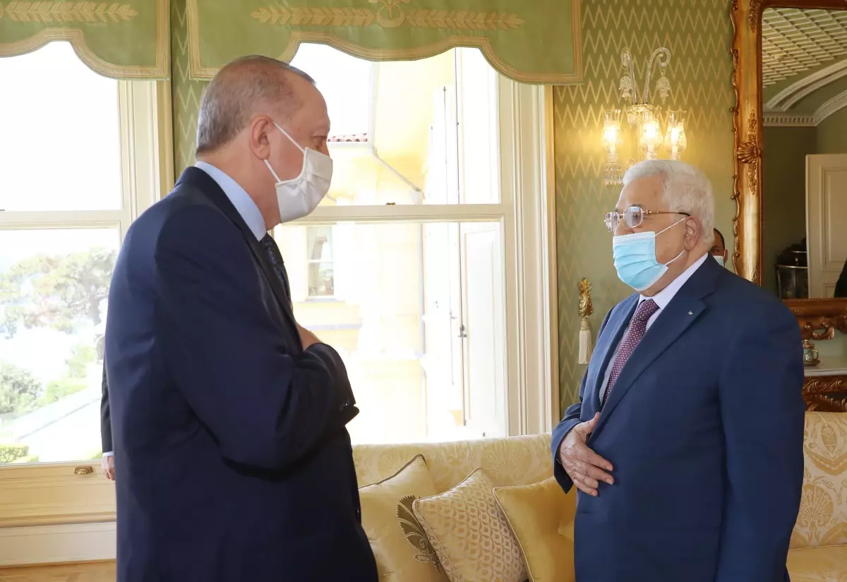 Cumhurbaşkanı Erdoğan ile Filistin Devlet Başkanı Abbas görüşmesi başladı