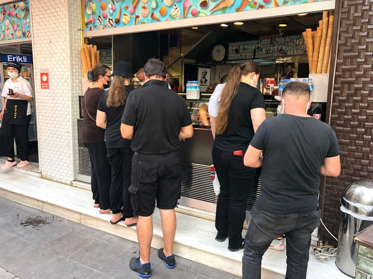 Havalar ısındı, dondurma satışları patladı