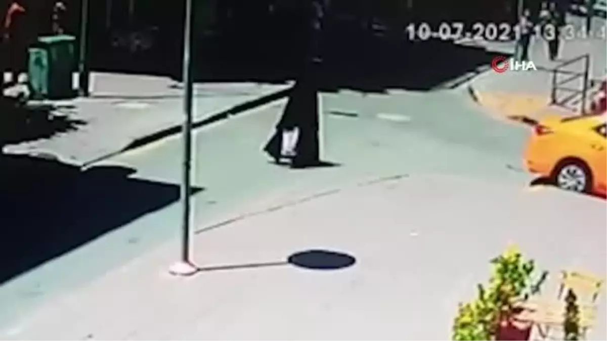 Son dakika haber! Motokuryenin 8 yaşındaki kıza çarptığı an kamerada