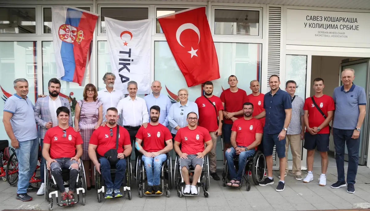 TİKA, Sırbistan Tekerlekli Sandalye Basketbol Federasyonunun ofisini yeniledi