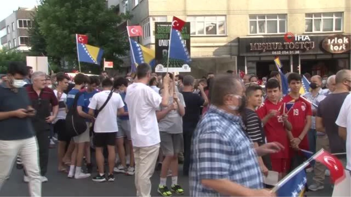 Bayrampaşa Belediyesi\'nden Srebrenitsa Soykırımı yürüyüşü