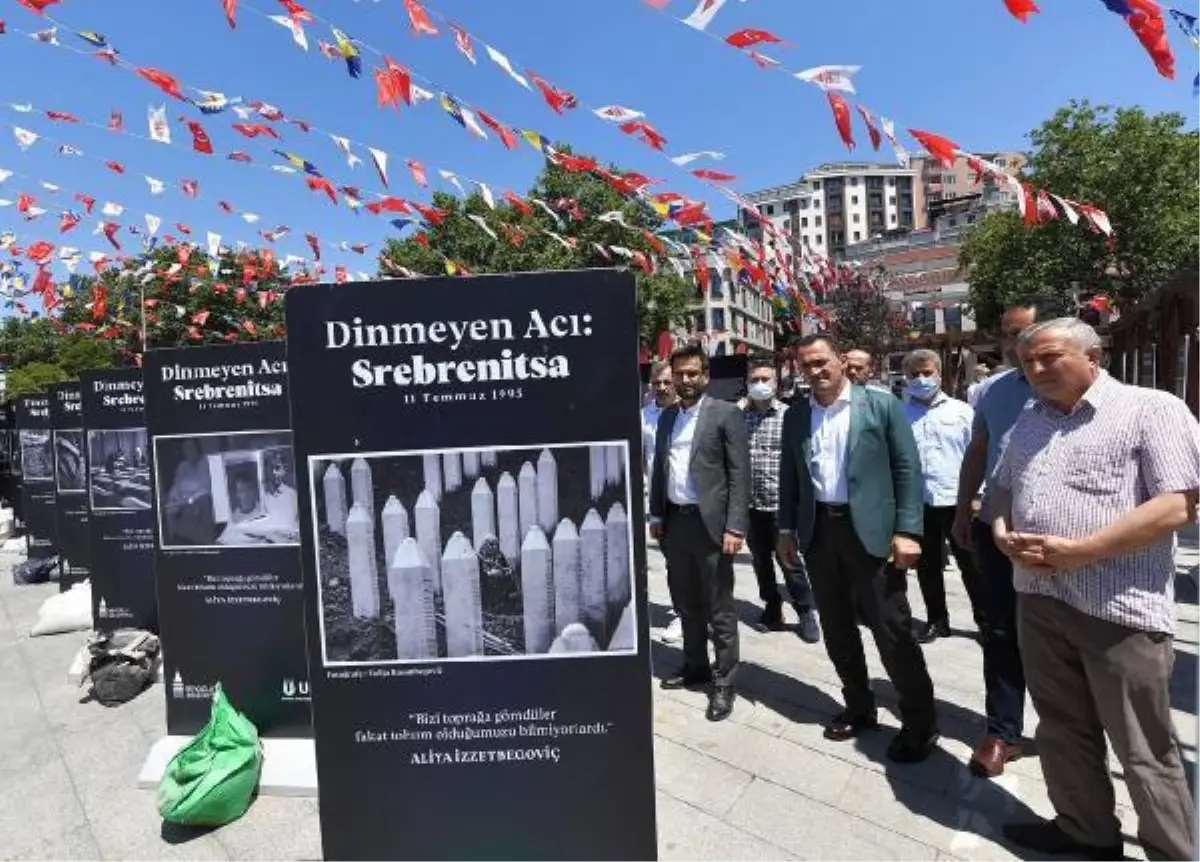 Beyoğlu\'nda \'Dinmeyen Acı: Srebrenitsa\' sergisi açıldı