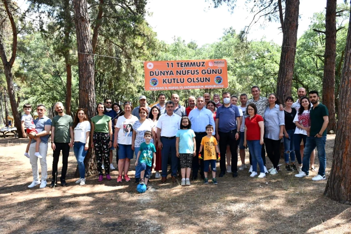 Dünya nüfus gününe özel nüfus müdürlüğünden piknik etkinliği