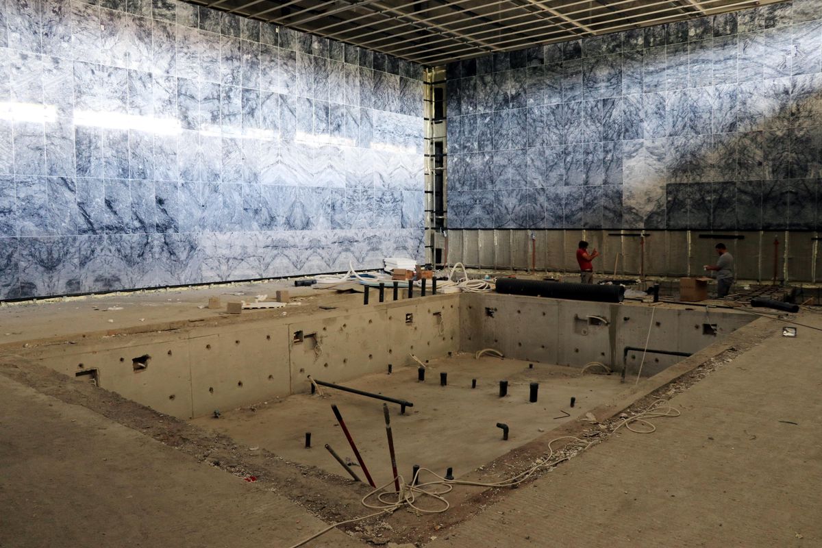 Kış turizm merkezi Erzurum\'da yapılan "Termal Aquapark" turistleri cezbedecek