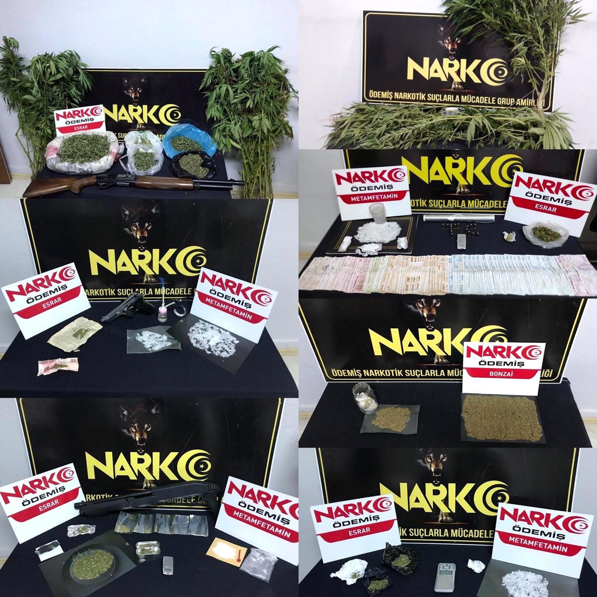 Ödemiş\'te narkotik polisi torbacılara göz açtırmıyor