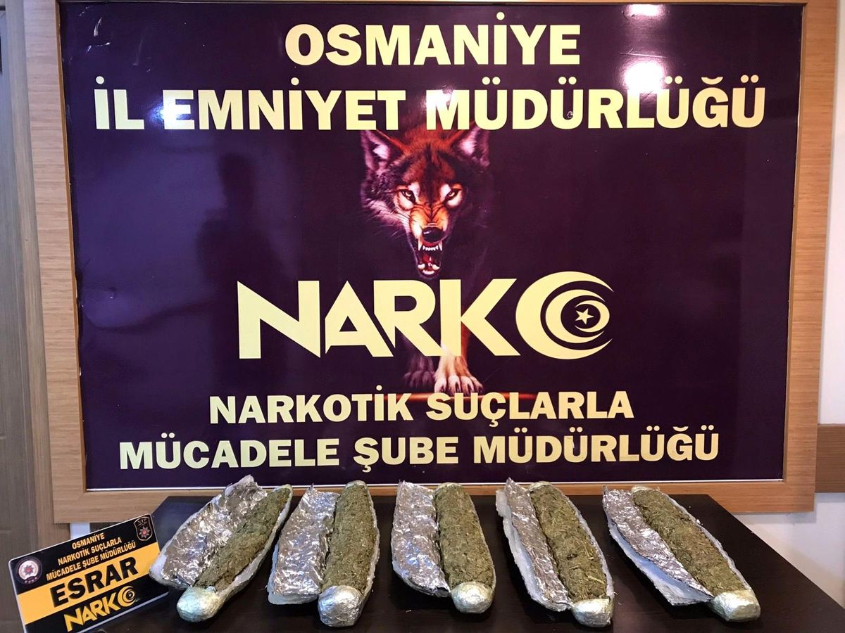 Osmaniye\'de 4 kilo esrar ele geçirildi