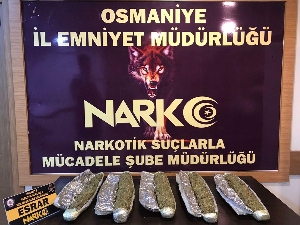 Osmaniye\'de uyuşturucu operasyonunda 2 kişi gözaltına alındı
