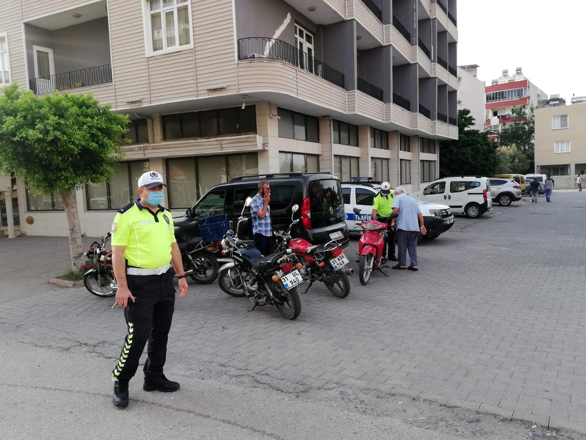 Payas\'ta motosiklet denetimi