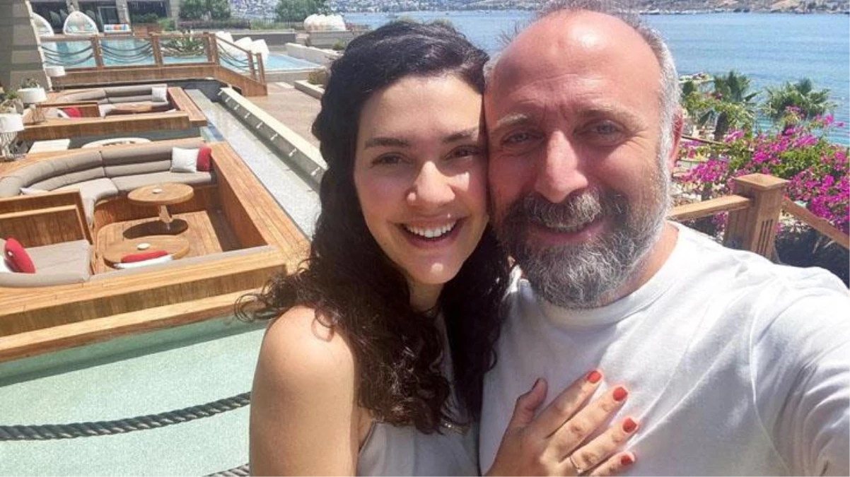 3. bebeğine hamile olan Bergüzar Korel, eşi Halit Ergenç ile mutluluk pozu verdi