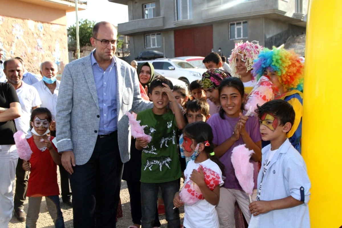 Akköy çocukları şenlikte gönüllerince eğlendi