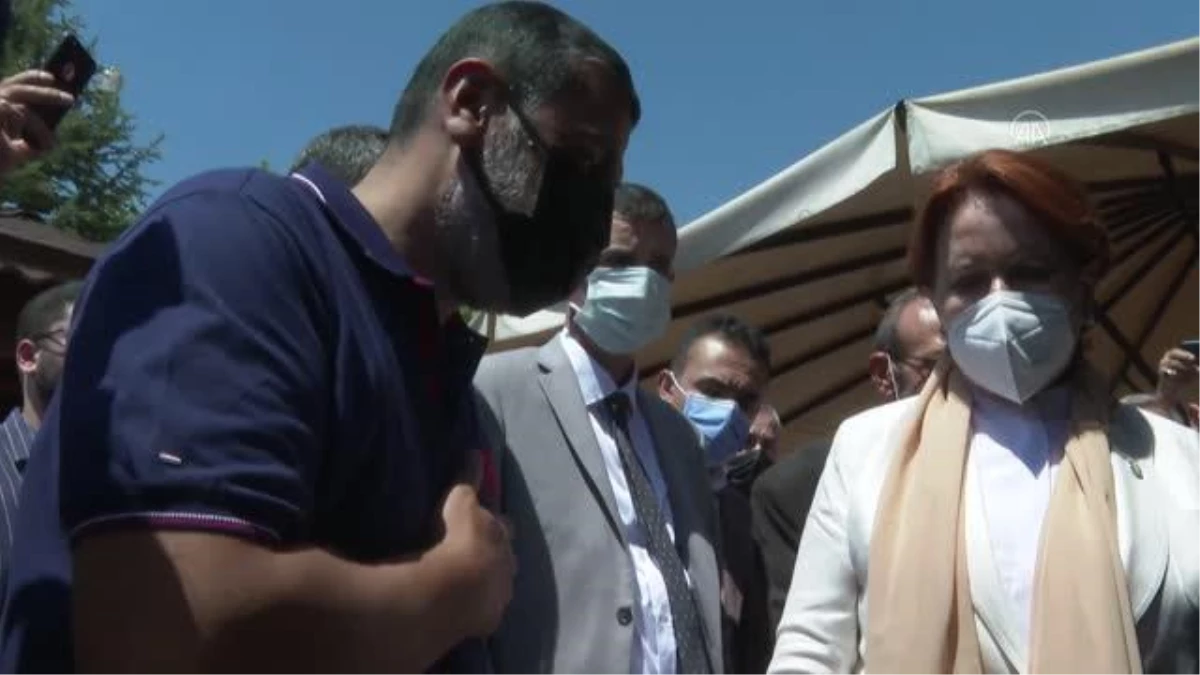 Akşener, şehit öğretmen Necmettin Yılmaz için Munzur Çayı\'nda dua etti