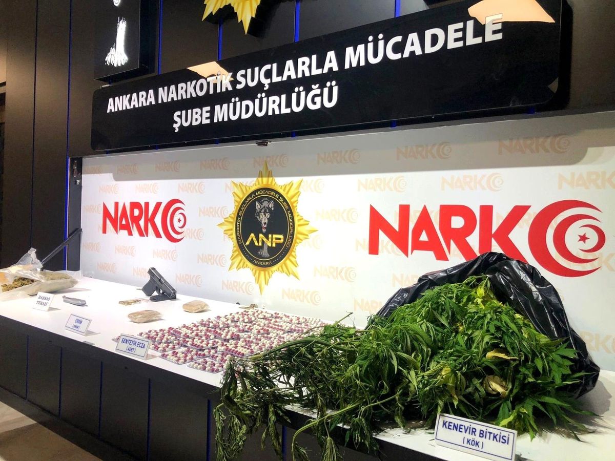 Ankara\'da son bir haftada düzenlenen uyuşturucu operasyonlarında 32 kişi tutuklandı