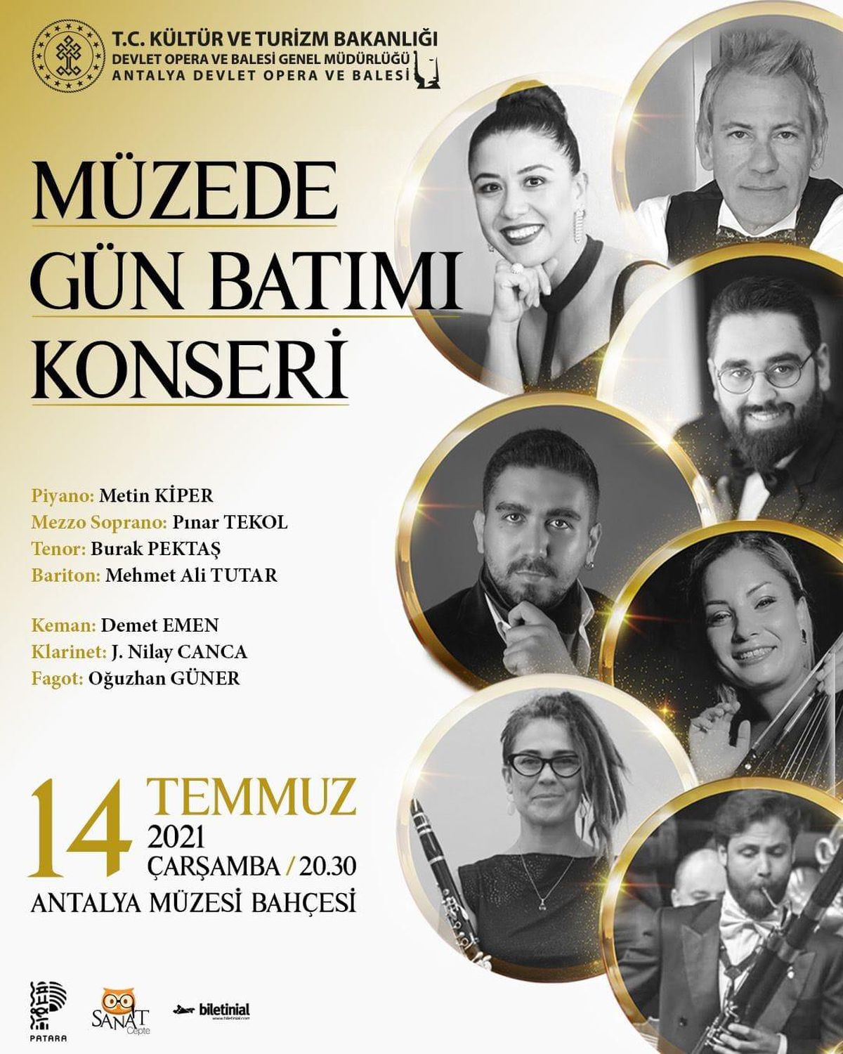 Antalya DOB\'dan "Müzede Gün Batımı" konseri
