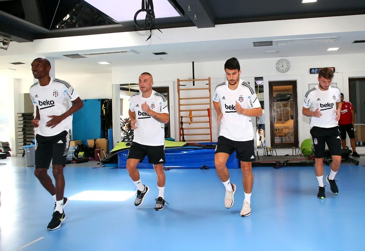 Beşiktaş denge ve kondisyon çalıştı