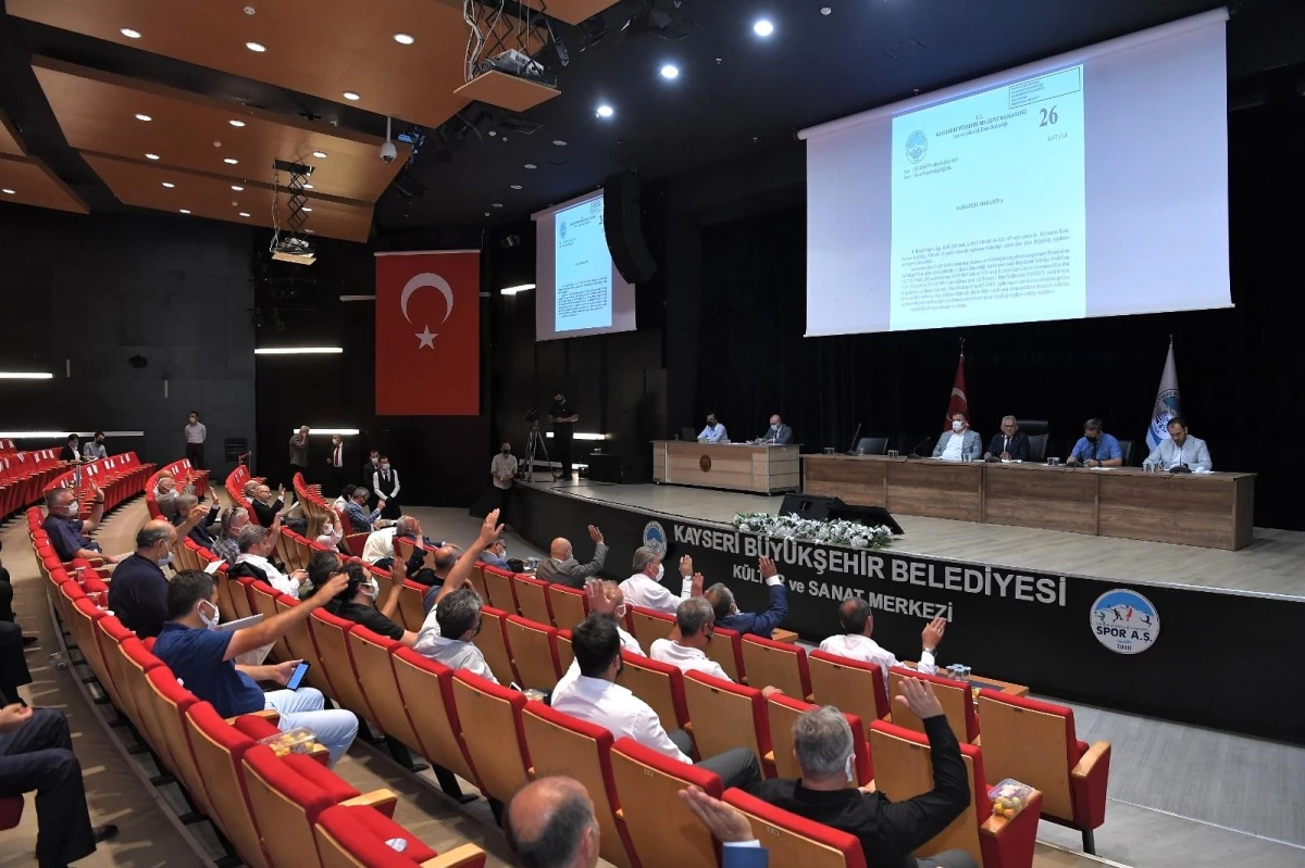 Kayseri Büyükşehir Belediye Meclisi temmuz ayı toplantısı yapıldı