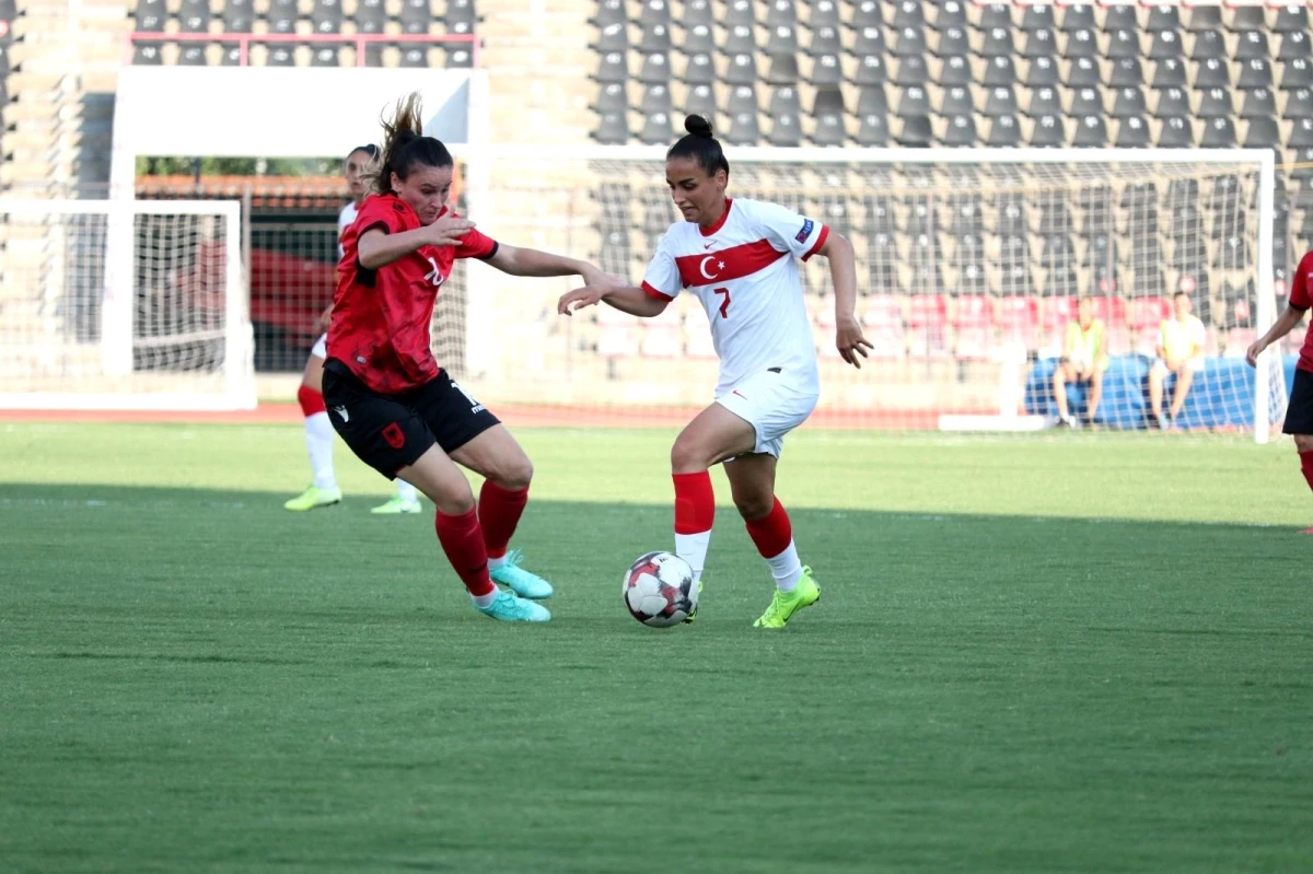 Kadın A Milli Takımı, Arnavutluk\'u 2-1 mağlup etti