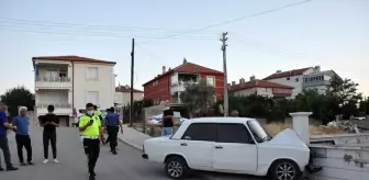 Kaza sonrası şoka giren sürücü 'ben mi kaza yaptım' dedi