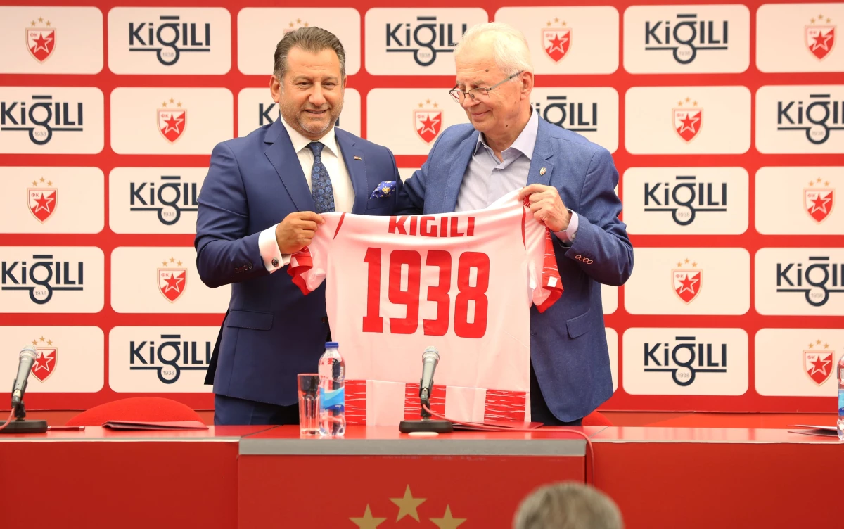 Kiğılı, Sırbistan\'ın Kızılyıldız futbol takımına sponsor oldu