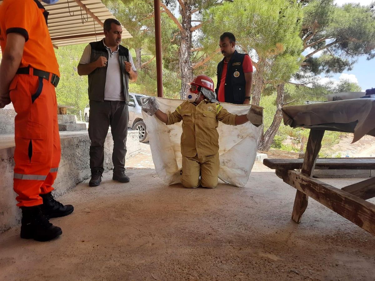 Mersin\'de orman personeline iş güvenliği eğitimi verildi
