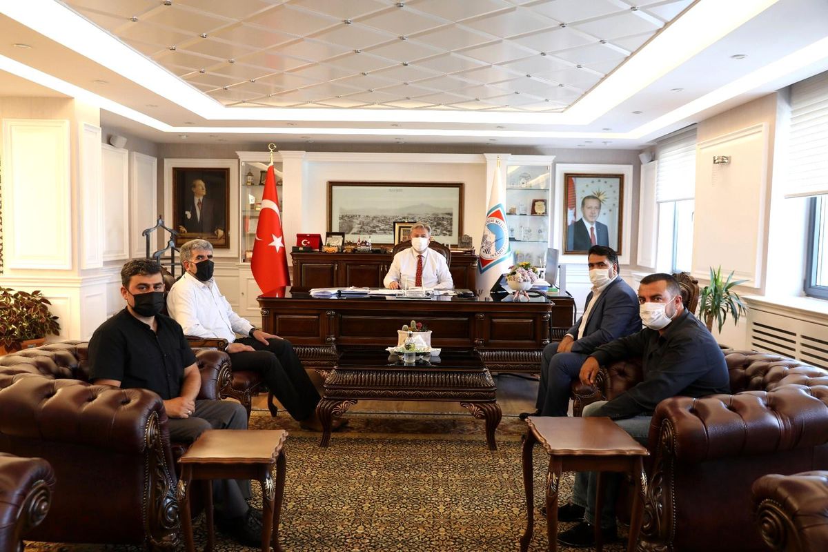 Pazarcılar Odasından Başkan Palancıoğlu\'na ziyaret