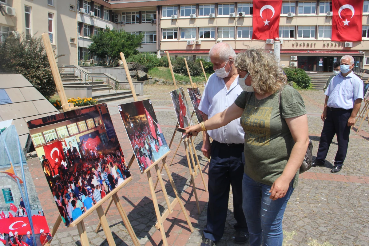 Sinop\'ta "15 Temmuz Demokrasi ve Milli Birlik Günü" konulu fotoğraf sergisi açıldı
