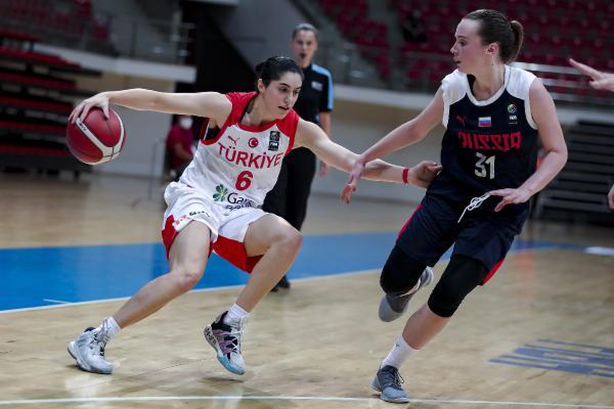 20 Yaş Altı Kız Basketbol Milli Takımı, Rusya\'ya mağlup oldu