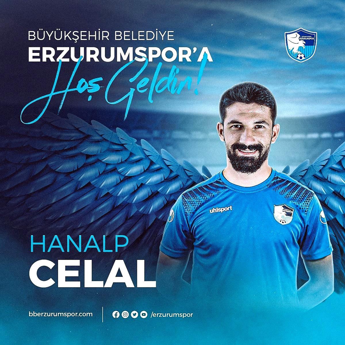 BB Erzurumspor Celal Hanalp\'i renklerine bağladı
