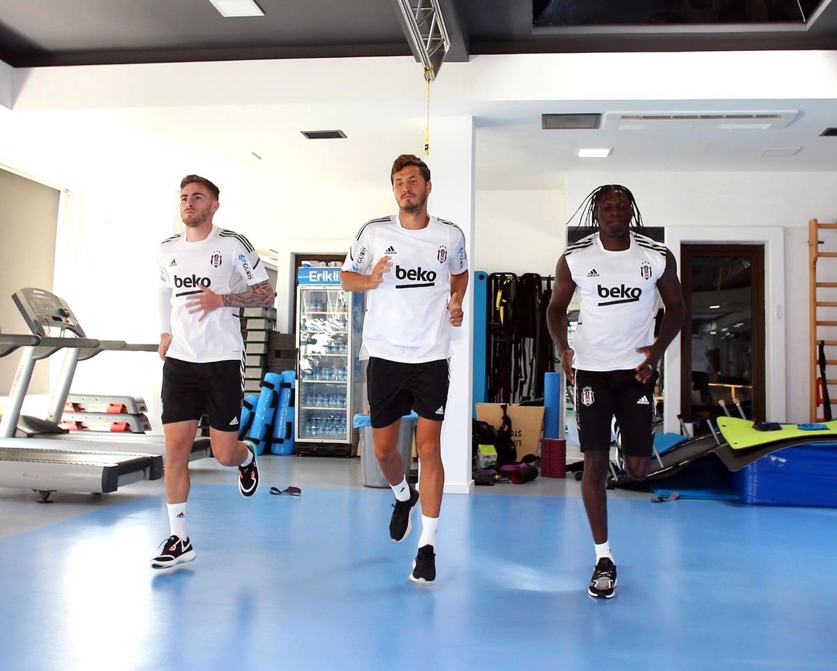 Beşiktaş denge ve kondisyon çalıştı