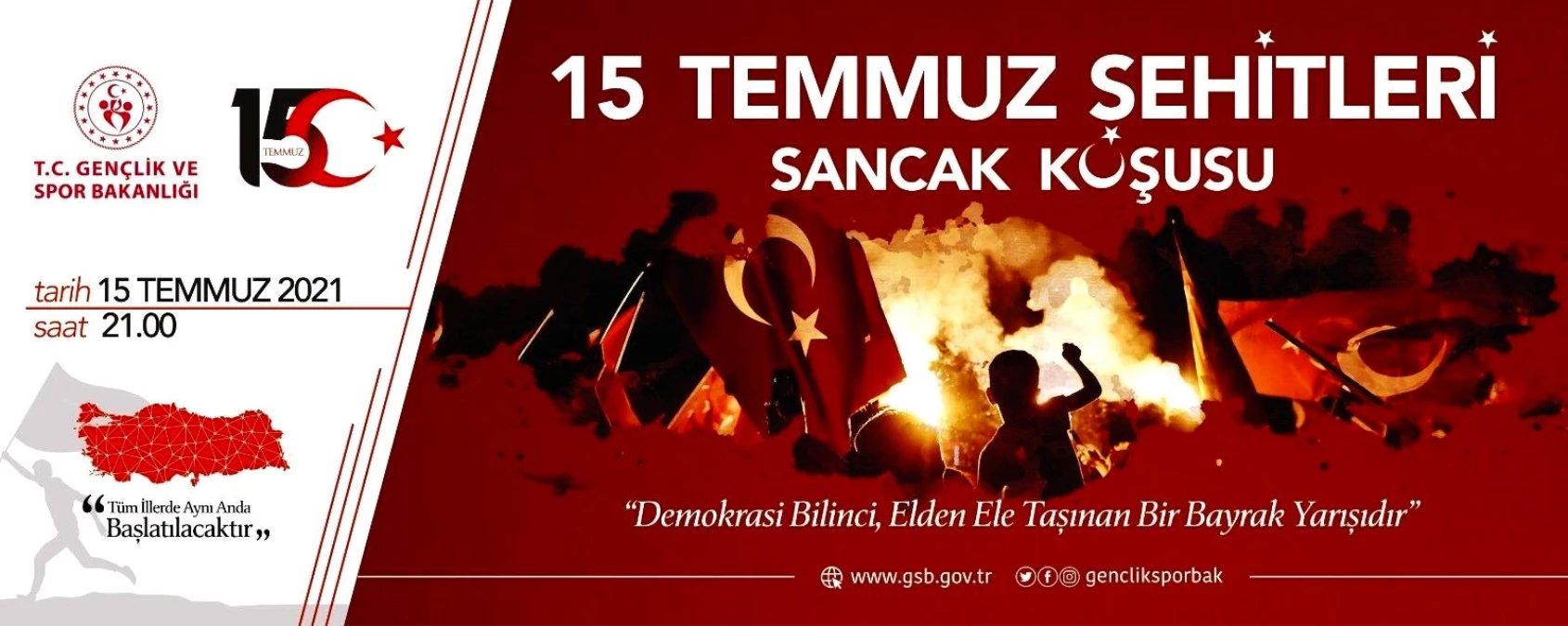 Denizli Gençlik Spor\'dan 15 Temmuz etkinliği