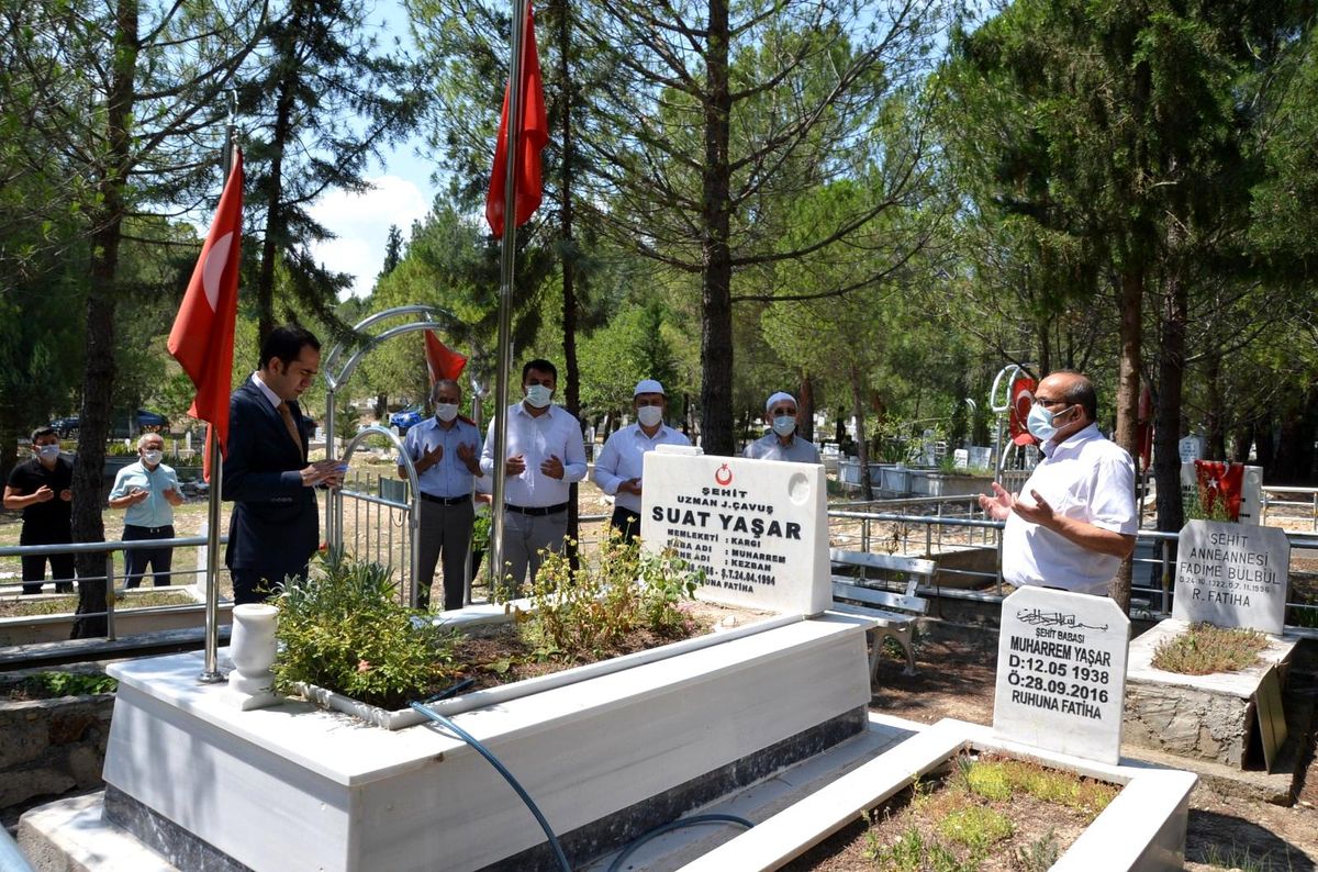 Kargı\'da şehitlikler ziyaret edildi