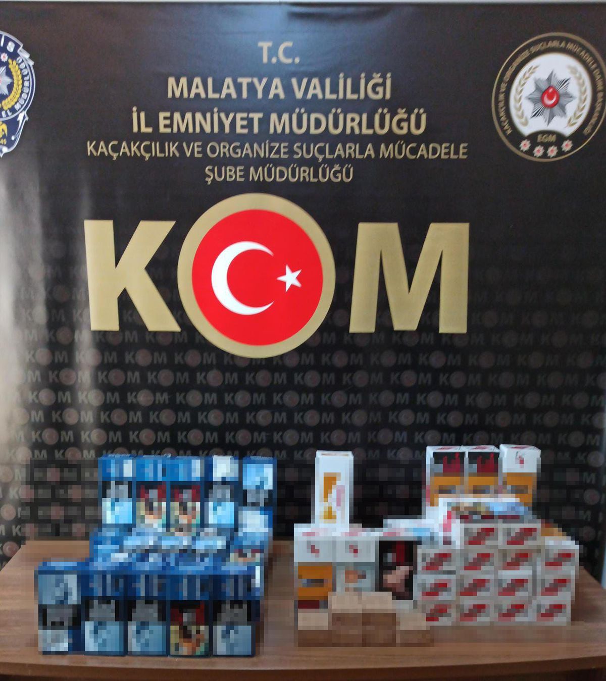 Malatya\'da kaçak 40 bin 600 makaron yakalandı